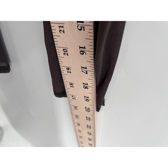 Athleta Women's S Small High-Rise Capri Leggings Mesh Hem Navy Blue - Picture 4 of 4